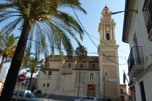 La iglesia de san Miguel, en el actual barrio de “les Barranques”